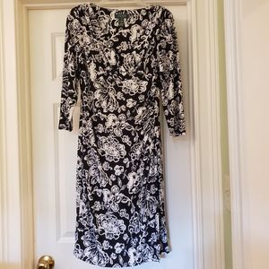 Ralph Lauren Faux Wrap Dress - Size 10